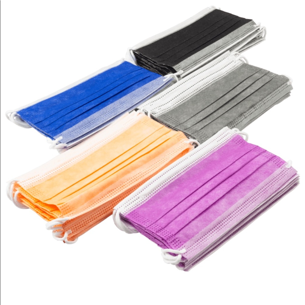 50ct Disposable Multicolor Masks - Picture 7 of 7